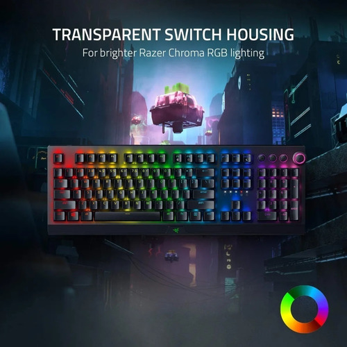 Imagen 5 de 8 de Teclado Mecanico Gamer Razer Blackwidow V3 Pro Wireless