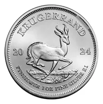 Comprar Krugerrand Moneda Plata 2024 Sudafrica 1 Onza Troy .999