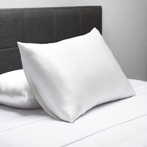 Funda De Almohada De Seda De Morera 2 Cm, Blanco Natural