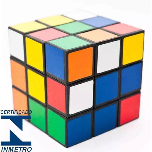 Cubo Mágico Interativo Rubick Tradicional 6,5x6,5x6,5cm - Loja