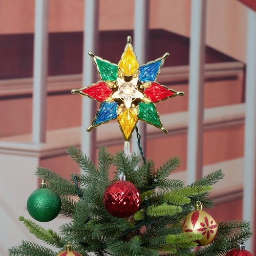 Estrella Mod 3 Punta De Arbol Multcolor