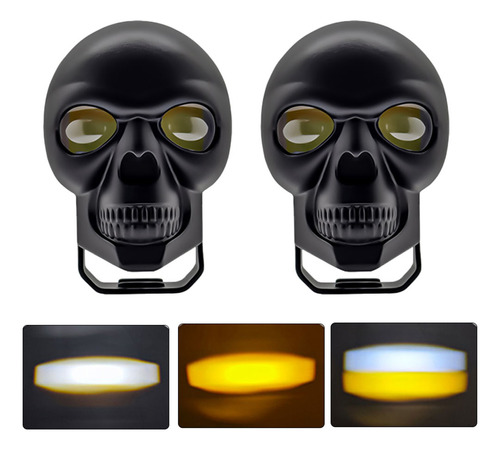 Faros De Automóvil Con Forma De Calavera, Luces Todoterreno,