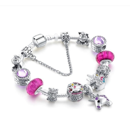 Pulsera Manilla Unicornio Para Mujer