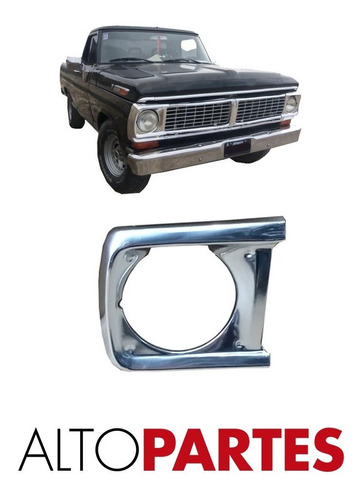 Aro Optica Ford F 100 1972 1973 72 73 Derecho  