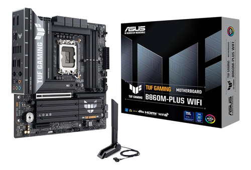 Tarjeta Madre Asus Tuf B860m-plus Wifi Lga1851 Ddr5 M.2 Matx