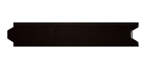 Guardaescoba Cerámico Corona Ebano Negro 41,6x8cms