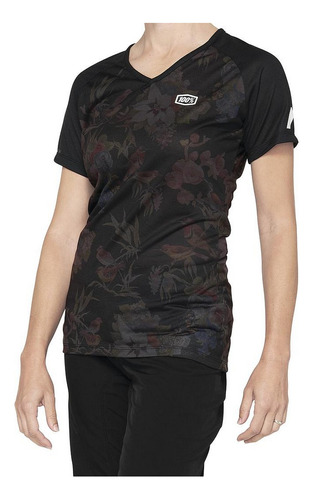 Airmatic Womens Jersey Black Floral