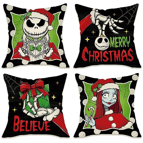 Fundas Decorativas Almohadas Navideñas  Cree Navidad  ...