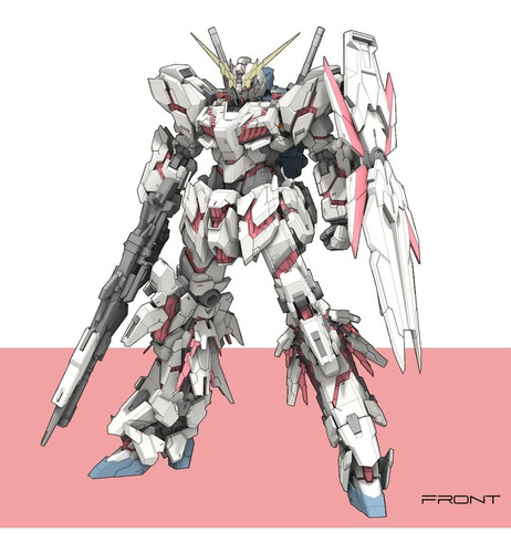 Archivo Stl Impresión 3d - Gundam Rx-0 Unicorn