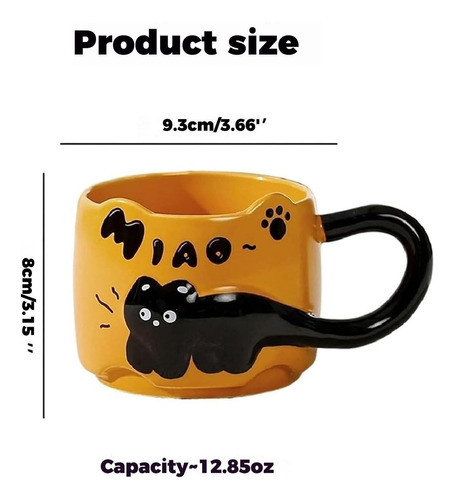 Taza Apilable Con Forma De Gato, Adorables Tazas De Café