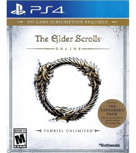 The Elder Scrolls Online: Tamriel Unlimited - Ps4 - Físico