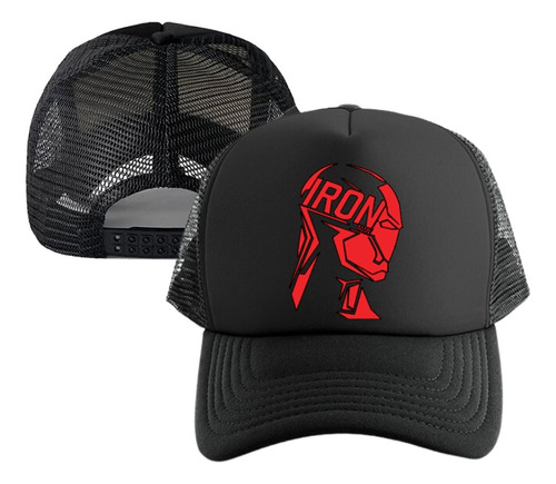 Gorra Iron Man Comics Gorra Malla Camionera