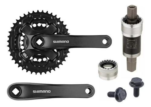 Triple Plato Shimano Con Eje De Centro Un300 Mtb