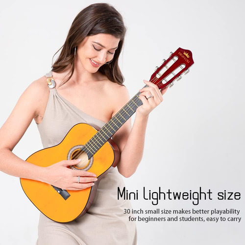 Besyou Guitarra Acústica Guitarra Para Niños Incluye Soporte