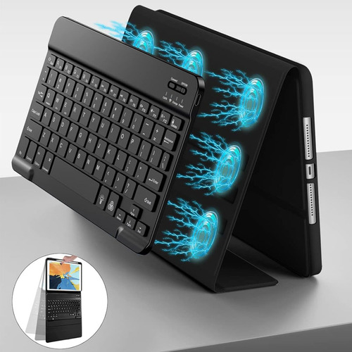 Teclado, Funda Y Ratón Para iPad 6ª Generación De 9,7 Pulgad