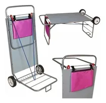 Comprar Carrito Carro Playero Porta Reposeras Sillas Sombrillas Mesa