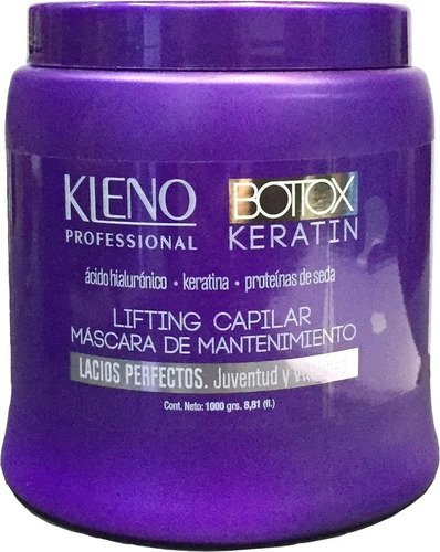 Botox Capilar Profesional Mascara Kleno Bottox Keratin 1 Kg