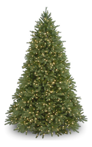 Árbol De Navidad Artificial Preiluminado 198 Cm Abeto Fraser