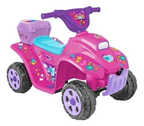 Cuatrimoto Electrica Apache Trixie 6 Volts 2002 Color Rosa