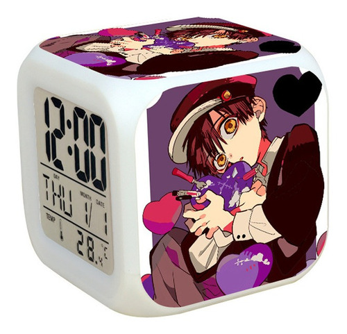 Reloj Despertador Hanako-kun Para Inodoro, Lámpara De Noche