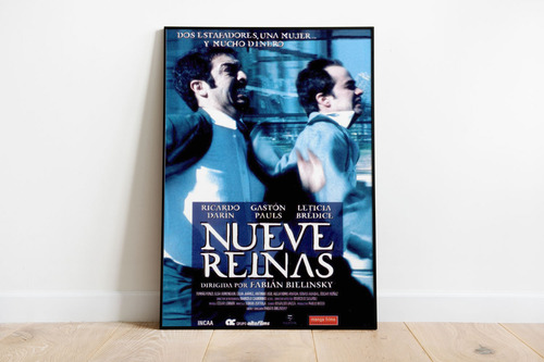 Poster Afiche Nueve Reinas 60x90 - Solo Lámina