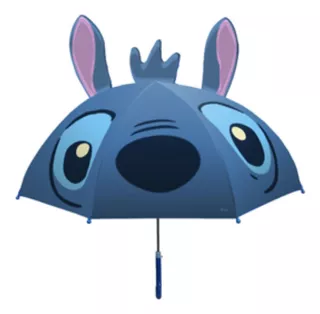 Disney Guarda-chuva Sombrinha Stitch 3d Tuut 48cm