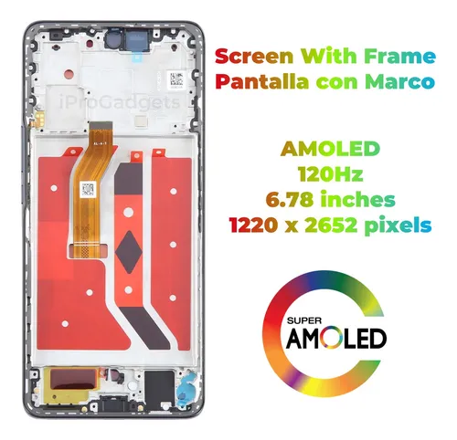 Pantalla Amoled Con Marco Para Honor Magic6 Lite Ali-nx3