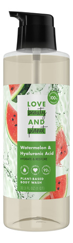 Love Beauty And Planet Gel De Bao A Base De Plantas, Hidrata