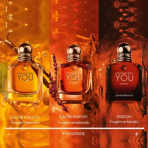 Armani Beauty Perfume Masculino Stronger With You Intensely Eau De