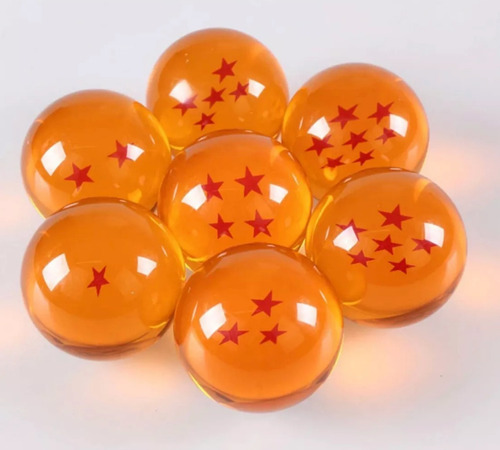 Esferas De Dragon Ball Z Tamaño Real 7.6cm+ Estuche Original