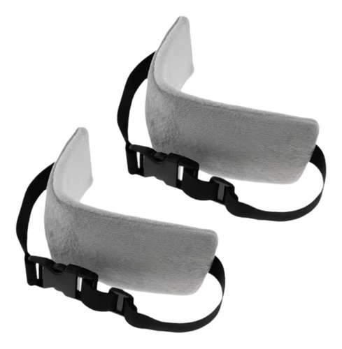 2x Correas De Almohada De Reposapiés Almohada De Gris
