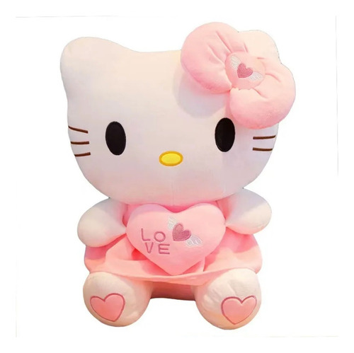 Peluche Hello Kitty Kawaii 35 Cm Terciopelo Suave De Felpa