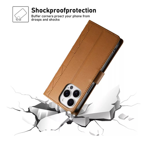 Funda Tipo Cartera De Piel Para Xiaomi Poco X7 Pro X6 X5 M6