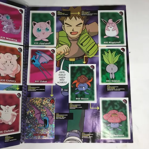 Album De Figurinhas Pokémon Completo Sem Poster Antigo Usado