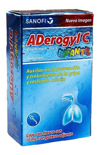 Aderogyl C Infantil 10ml   Vitama C Y Ácido Ascórbico 