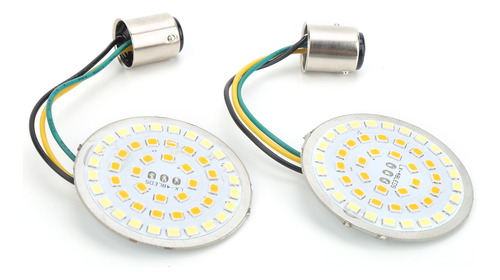 Indicador Led De Señal De Giro Para Motocicleta, Luz Blanca