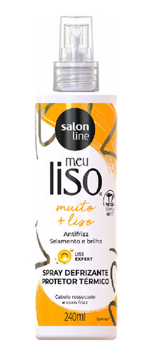 Salon Line Meu Liso Muito +liso Spray Protetor Térmico 240ml