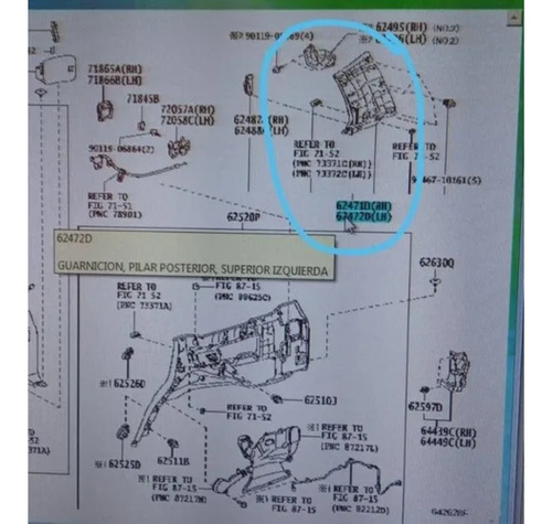 Tapizados Traseros Superiores Toyota Land Cruiser Lc200 2019