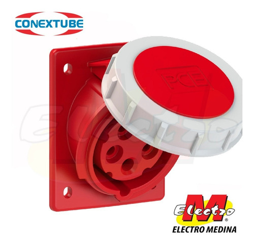 Ficha Embutir 3p 16a +n+t Ip67 Conextube Pce Electro Medina 