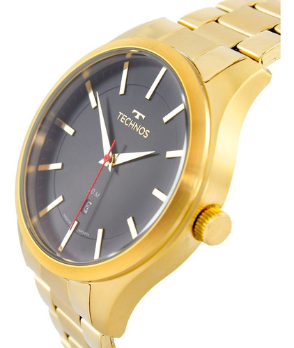 Imagem 4 de 6 de Relógio Technos Masculino Dourado Performer Racer