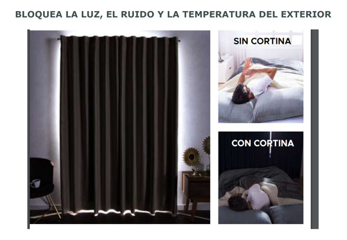 Cortinas Blackout Cortinas Cortas Bloquea La Luz Y Ruido