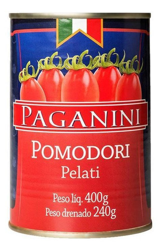 Kit 3 Tomate Pelado Paganini 400g