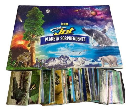 Álbum Jet Planeta Sorprendente + Set 300 Láminas Nuevos