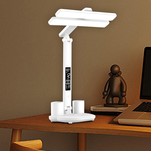 Lámpara De Escritorio Led Con Soporte Para