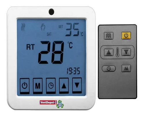 Termostato Touch Para Negocio, Mxtts-001, Manual O Automati