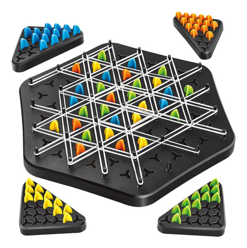 Qipai Juego De Mesa De Clavijas, Juego De Triángulo De
