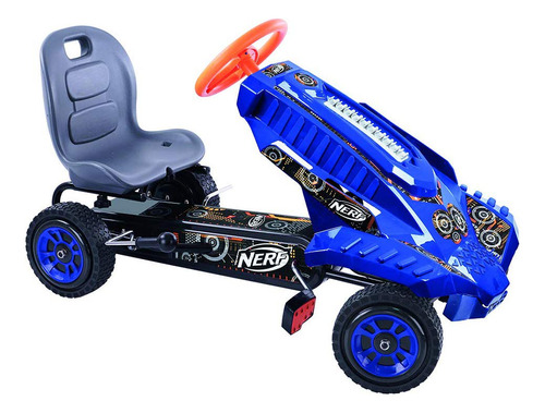 Hauck Nerf Striker Go Kart Ride On, Azul Y Naranja