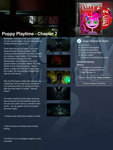 CHAPTER 2 POPPY PLAYTIME - FINAL SECRETO! [ Capitulo 2 Poppy