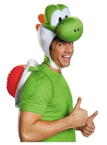 Yoshi Adulto Roleplay Disguise Mario Bros Casco Y Caparazon