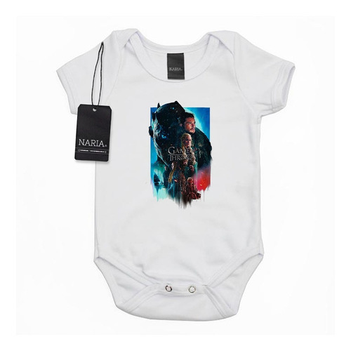 Body Bebe Manga Corta Game Of Thrones Diseño Logo - Psgt8